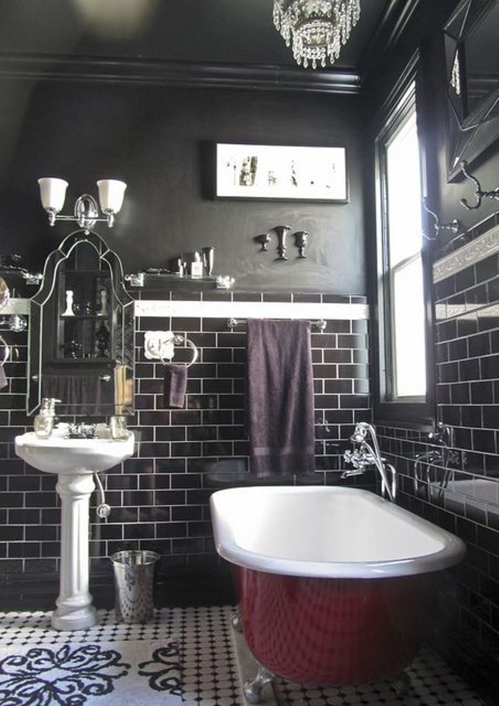 Vintage koupelna - Zdroj: http://rilane.com/