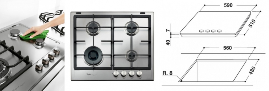 Hledáte do své kuchyně ideální plynovou varnou desku? Zkuste novinku od Whirlpool z nerezu a s 10letou zárukou proti korozi a ze